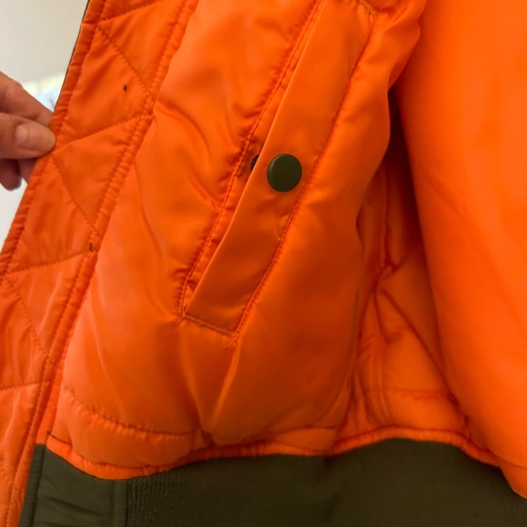 ALPHA INDUSTRIES MA-1 BOMBER JACKET, UNISEX SIZE MM/WL, SAGE - Picture 5 of 11